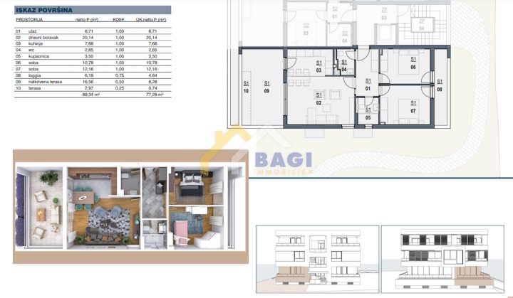Apartment Zu verkaufen - Zadarska Zadar - foto 3/5