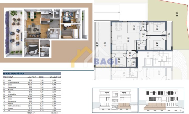 Apartment Zu verkaufen - Zadarska Zadar - foto 3/5