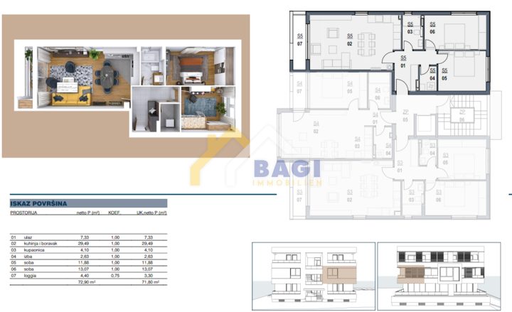 Apartment Zu verkaufen - Zadarska Zadar - foto 3/5
