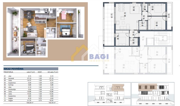 Apartment Zu verkaufen - Zadarska Zadar - foto 4/5