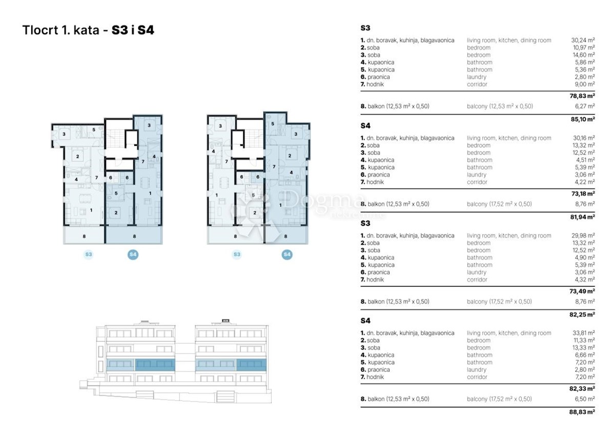 Apartma Na predaj - SPLITSKO-DALMATINSKA MAKARSKA