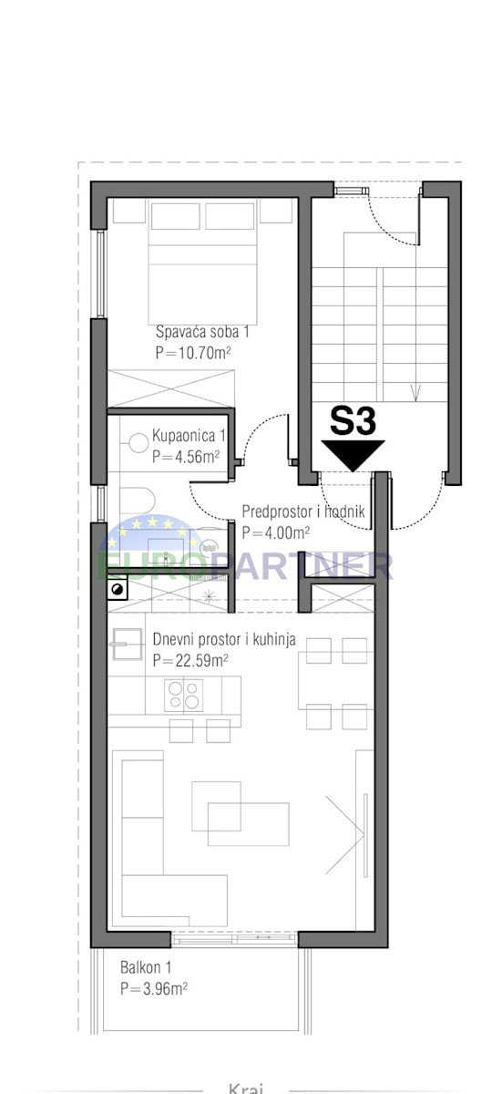 Appartement À vendre - SPLITSKO-DALMATINSKA SPLIT