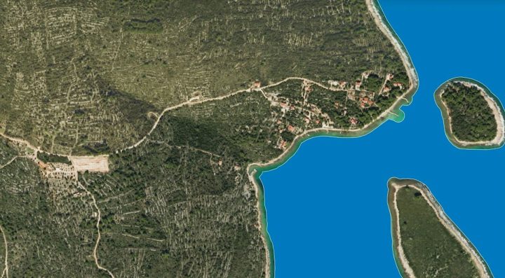 Pozemek na prodej 1900 m² – Drvenik Veliki