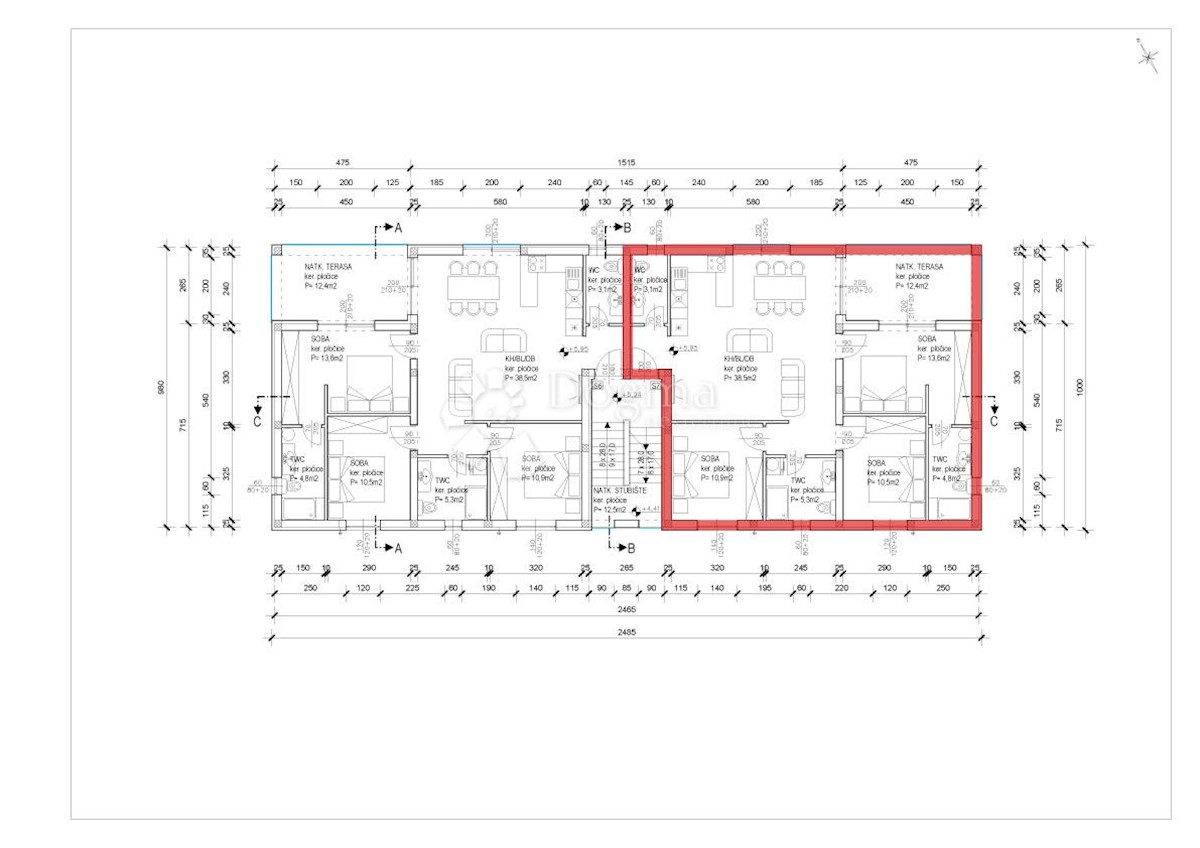 Flat For sale - ZADARSKA PRIVLAKA