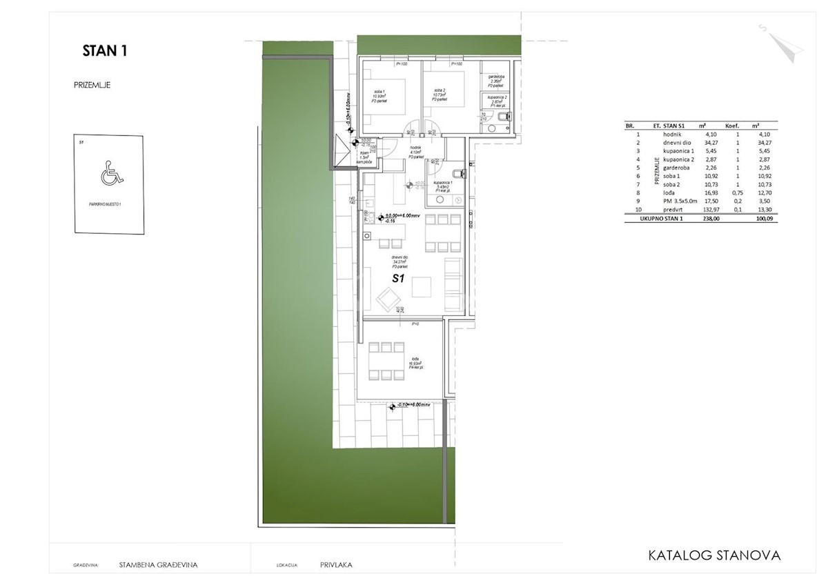 Apartmán Na prodej - ZADARSKA PRIVLAKA