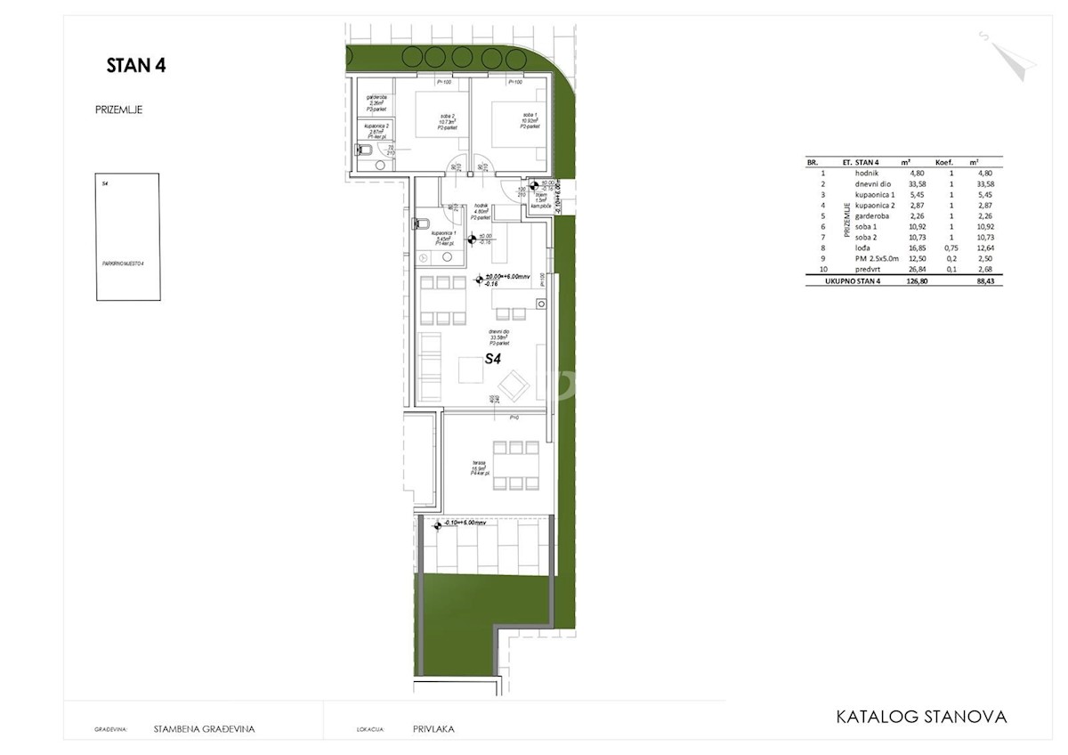 Apartmán Na prodej - ZADARSKA PRIVLAKA