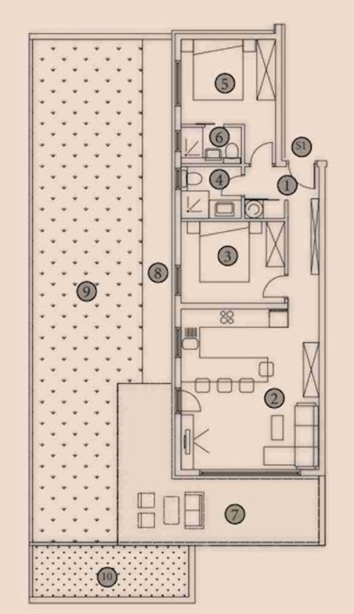 Apartmán Na predaj - SPLITSKO-DALMATINSKA TROGIR