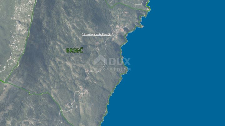 Land for sale 971 m² – Brseč