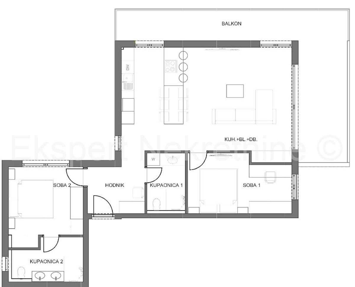 Apartma Na predaj - SPLITSKO-DALMATINSKA SPLIT