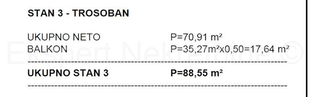 Apartmán Na prodej - SPLITSKO-DALMATINSKA DUGI RAT