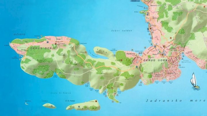 Terrain à vendre 760 m² – Okrug Donji