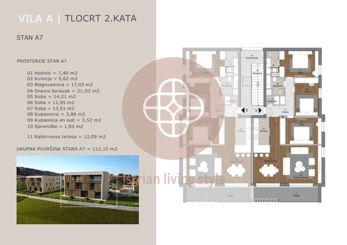 Apartma Naprodaj - ISTARSKA Labin