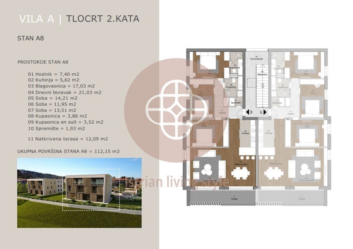 Apartma Naprodaj - ISTARSKA Labin