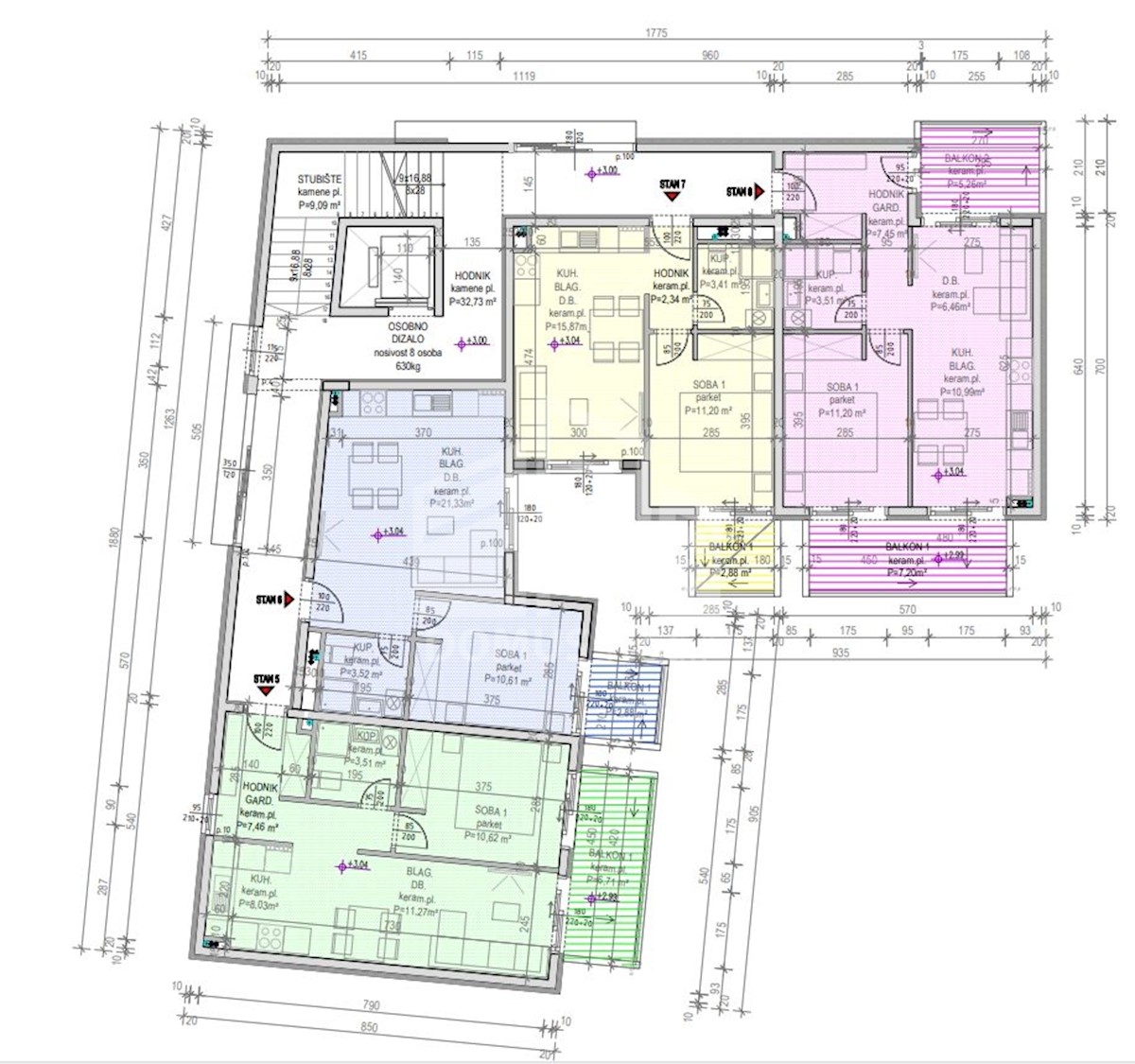 Flat For sale - SPLITSKO-DALMATINSKA SPLIT