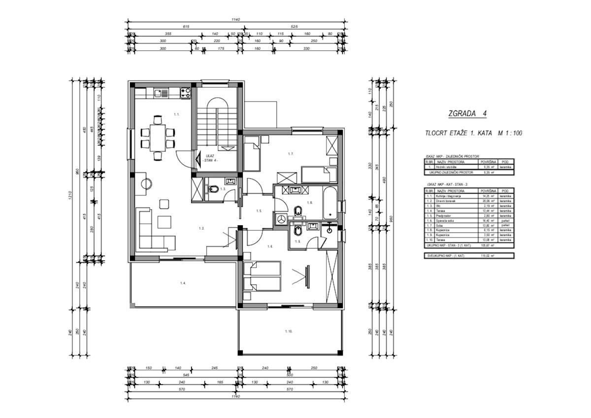 Appartement À vendre - ŠIBENSKO-KNINSKA ROGOZNICA