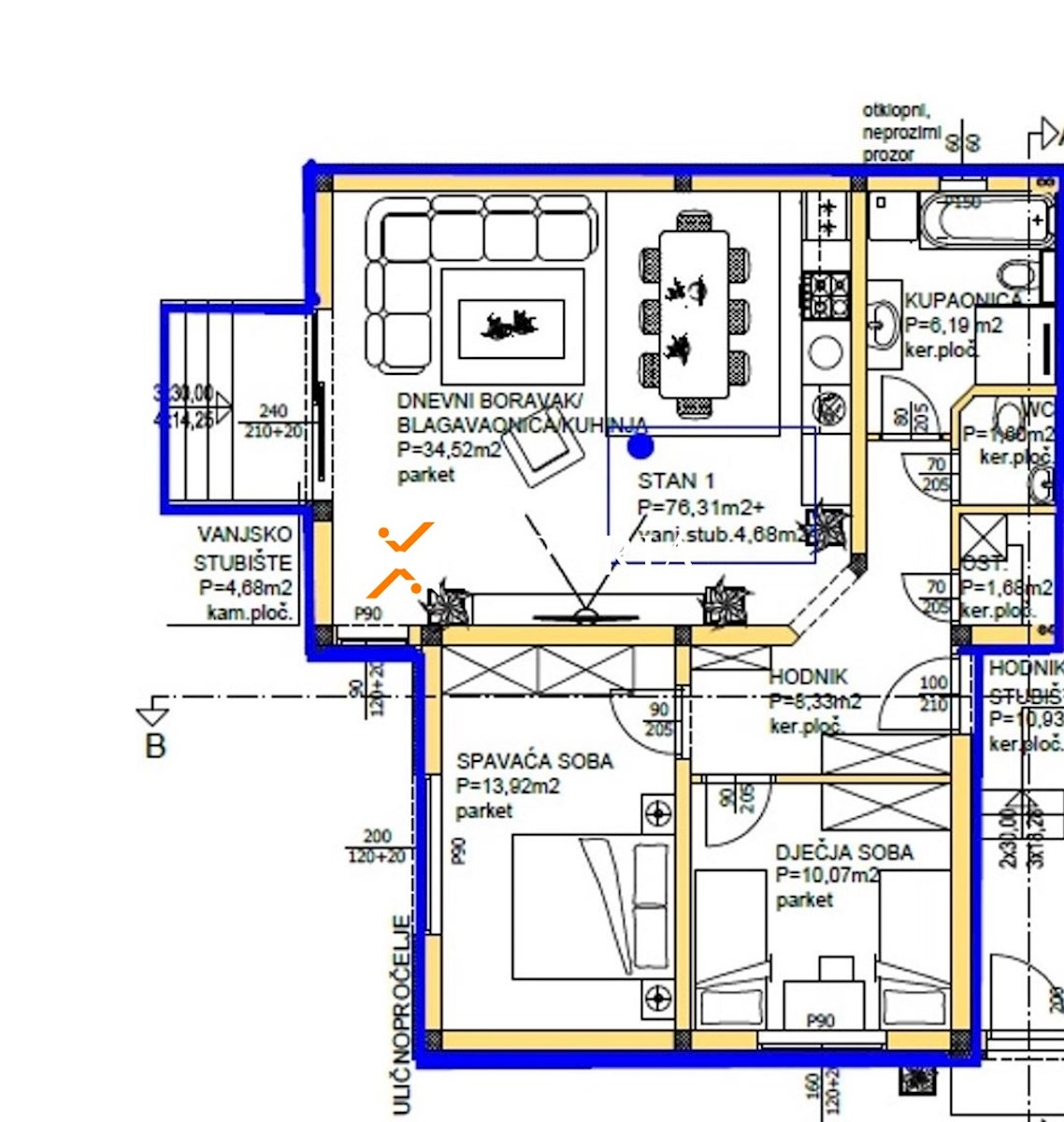 Flat For sale - ZADARSKA PRIVLAKA