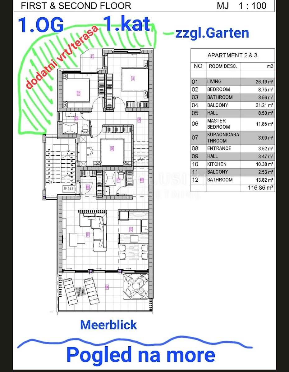 Apartma Naprodaj - PRIMORSKO-GORANSKA Crikvenica