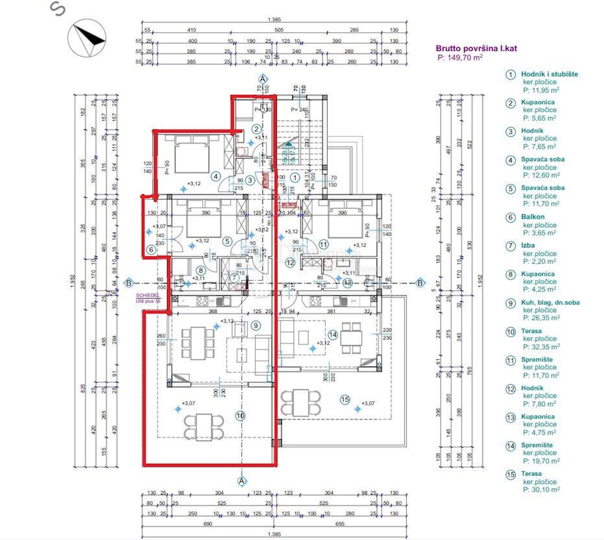 Flat For sale - PRIMORSKO-GORANSKA RAB