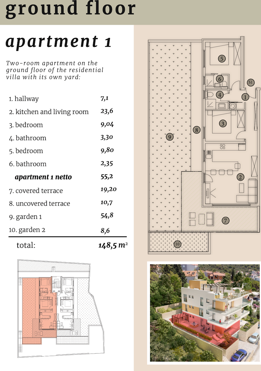 Apartma Naprodaj - SPLITSKO-DALMATINSKA Čiovo