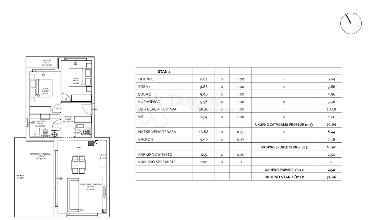 Apartment Zu verkaufen - ZADARSKA SVETI FILIP I JAKOV