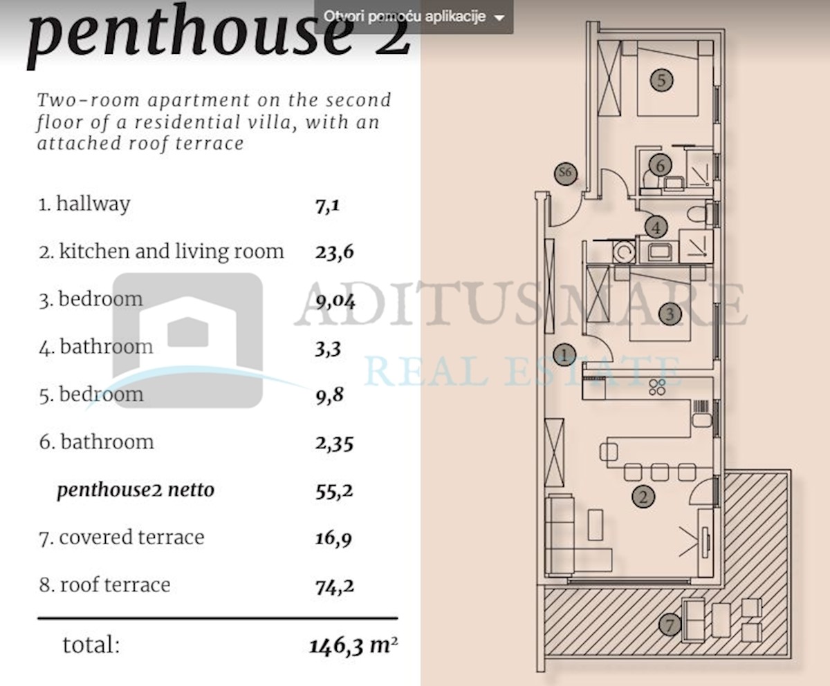 Apartmán Na prodej - SPLITSKO-DALMATINSKA TROGIR