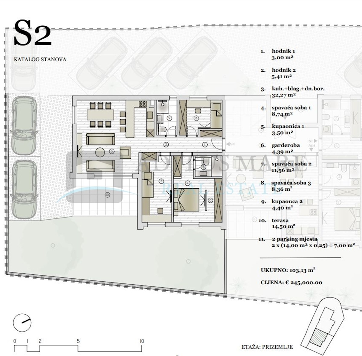 Apartma Naprodaj - ŠIBENSKO-KNINSKA Vodice
