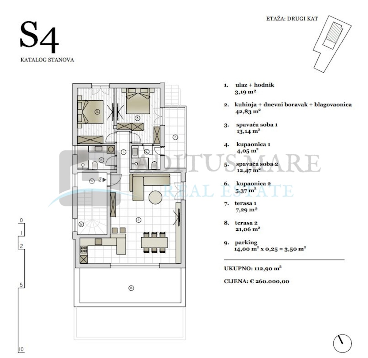 Apartma Na predaj - ŠIBENSKO-KNINSKA VODICE