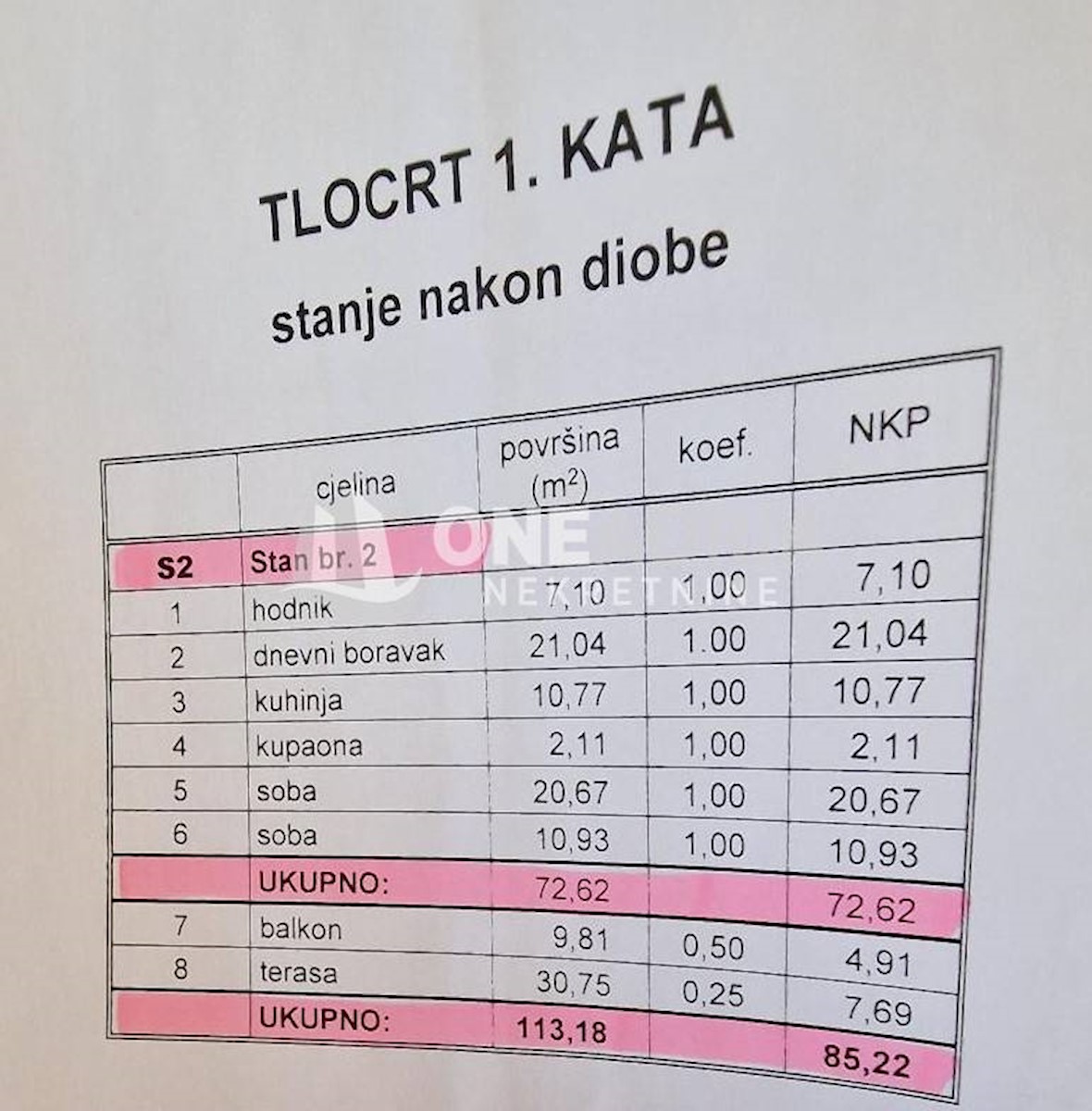 Stan Na prodaju - PRIMORSKO-GORANSKA CRIKVENICA