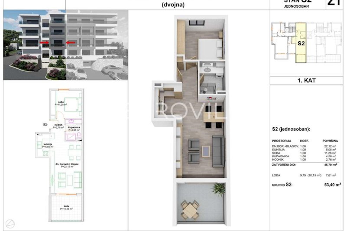 Apartma Na predaj - SPLITSKO-DALMATINSKA MAKARSKA