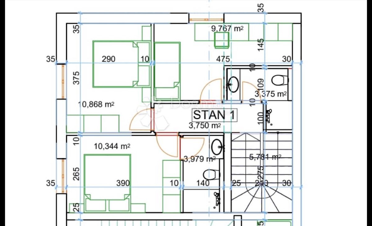 Apartment Zu verkaufen - SPLITSKO-DALMATINSKA KAŠTELA