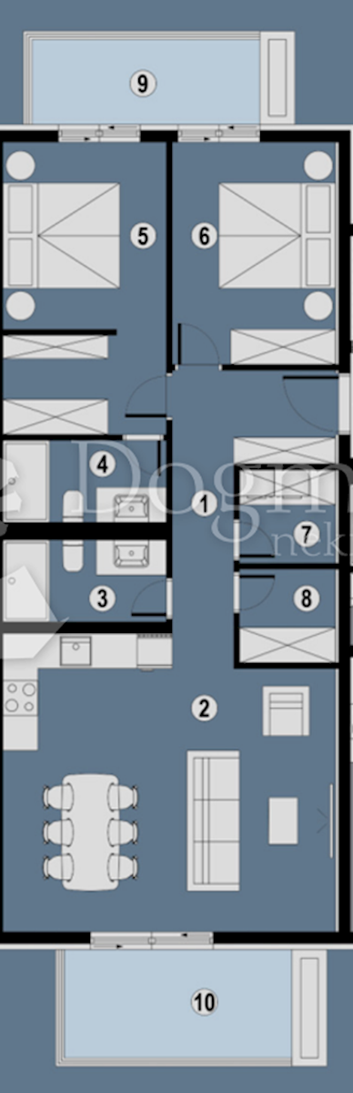 Apartment Zu verkaufen - SPLITSKO-DALMATINSKA ČIOVO