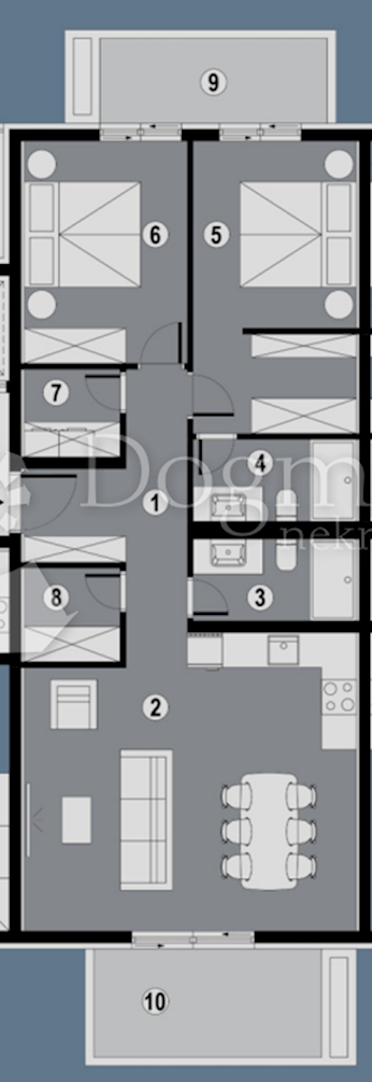 Apartment Zu verkaufen - SPLITSKO-DALMATINSKA ČIOVO