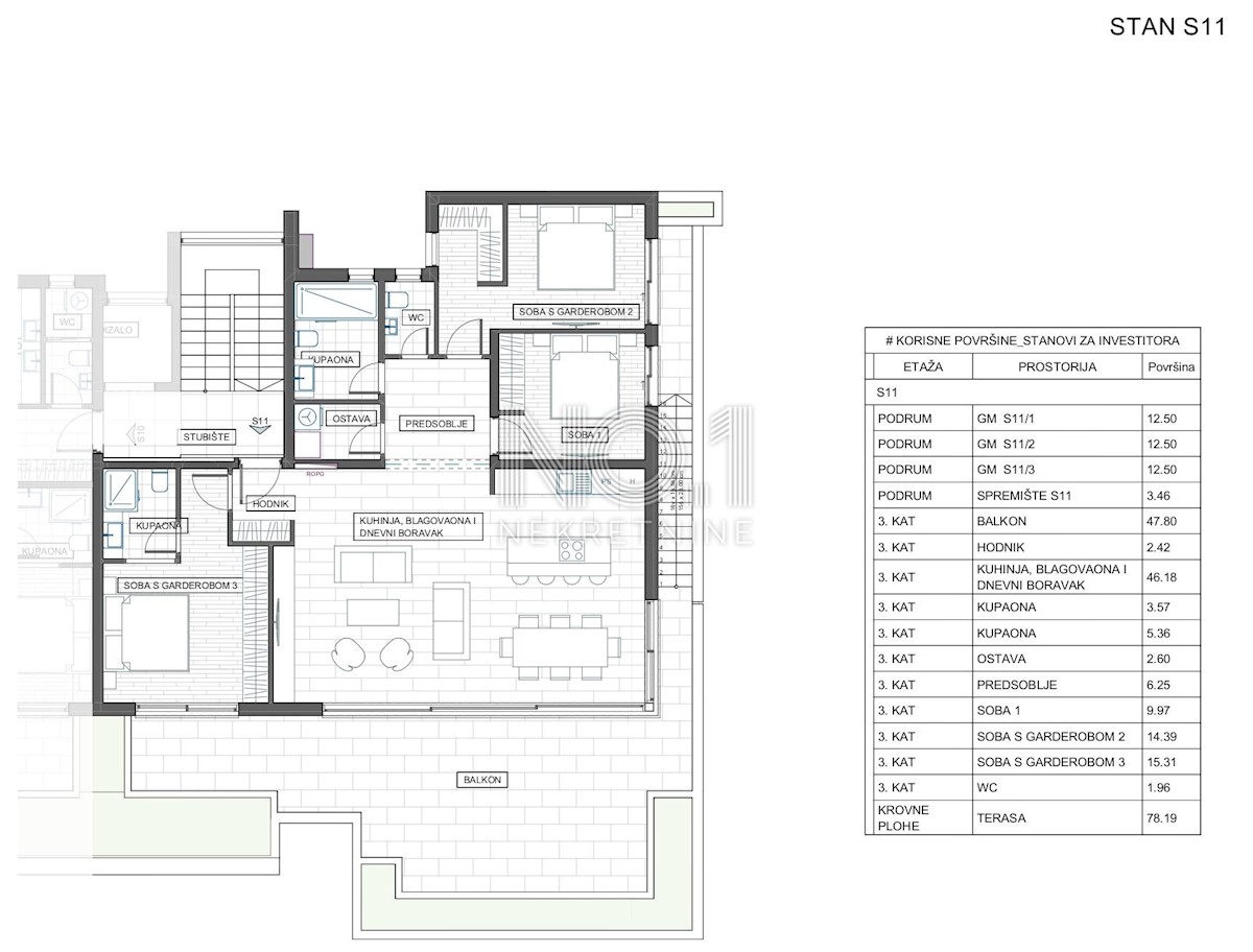 Apartmán Na prodej - PRIMORSKO-GORANSKA RIJEKA