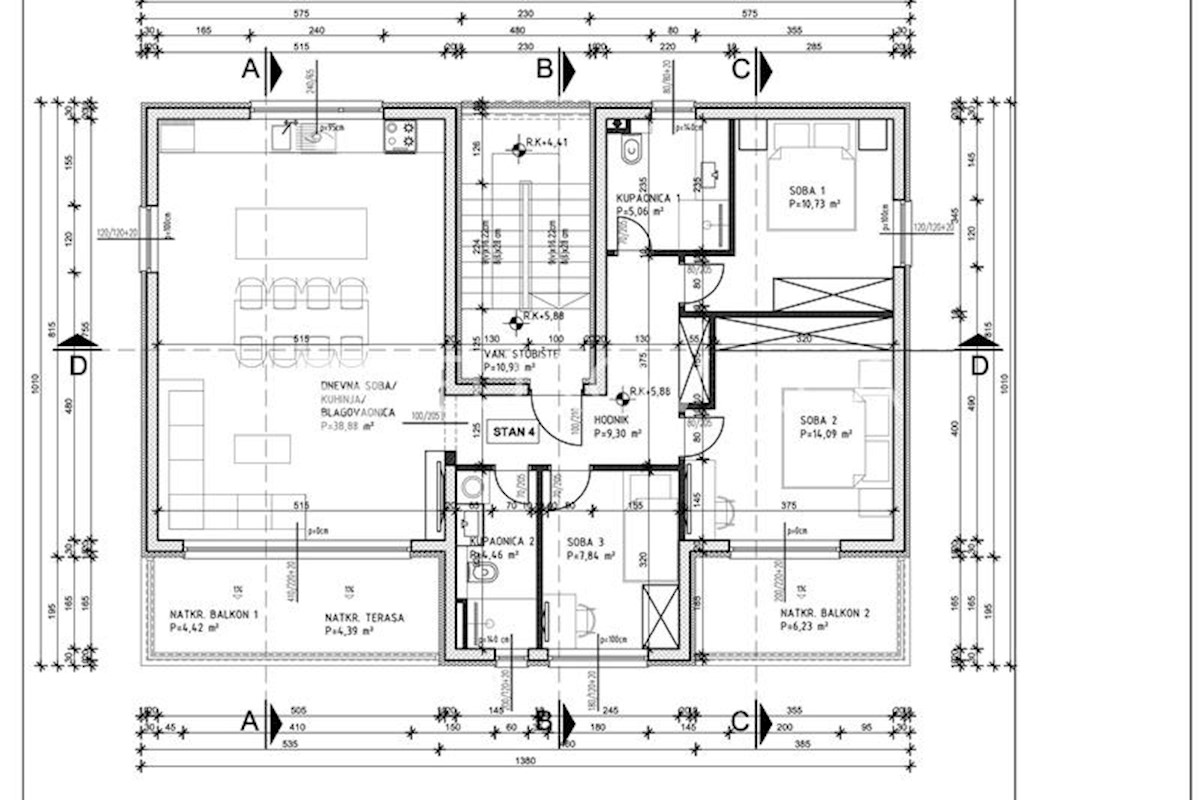 Apartmán Na prodej - SPLITSKO-DALMATINSKA KAŠTELA