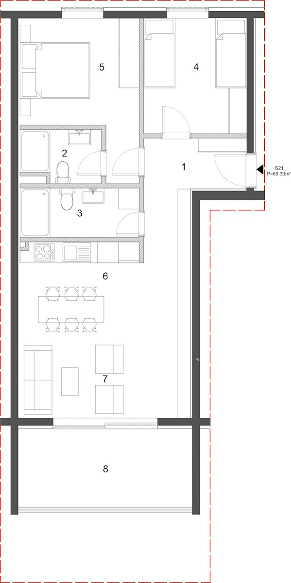 Apartmán Na predaj - SPLITSKO-DALMATINSKA MAKARSKA