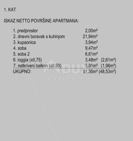 Apartment Zu verkaufen - Ličko-senjska Novalja - foto 5/5