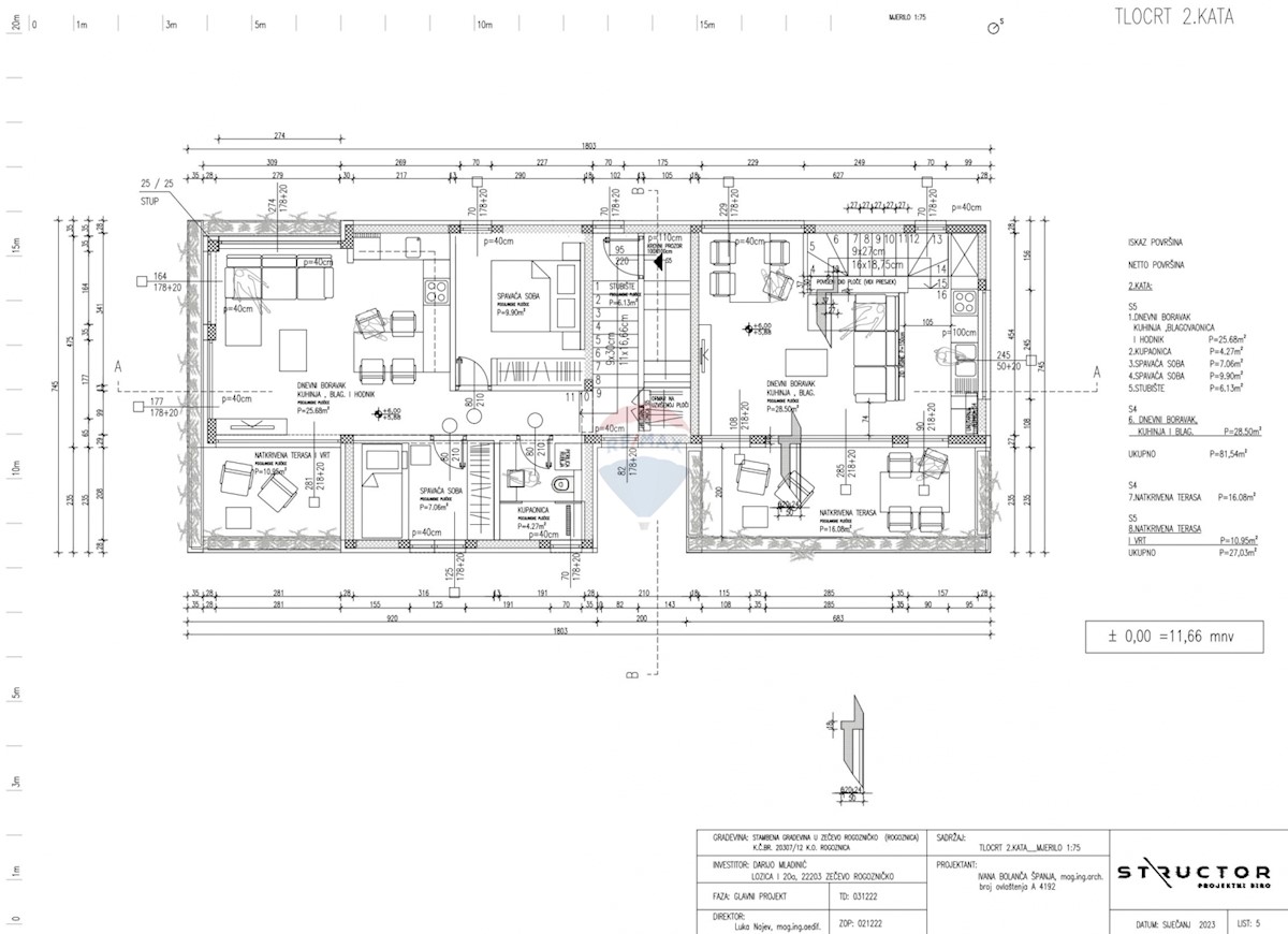 Flat For sale - ŠIBENSKO-KNINSKA ROGOZNICA