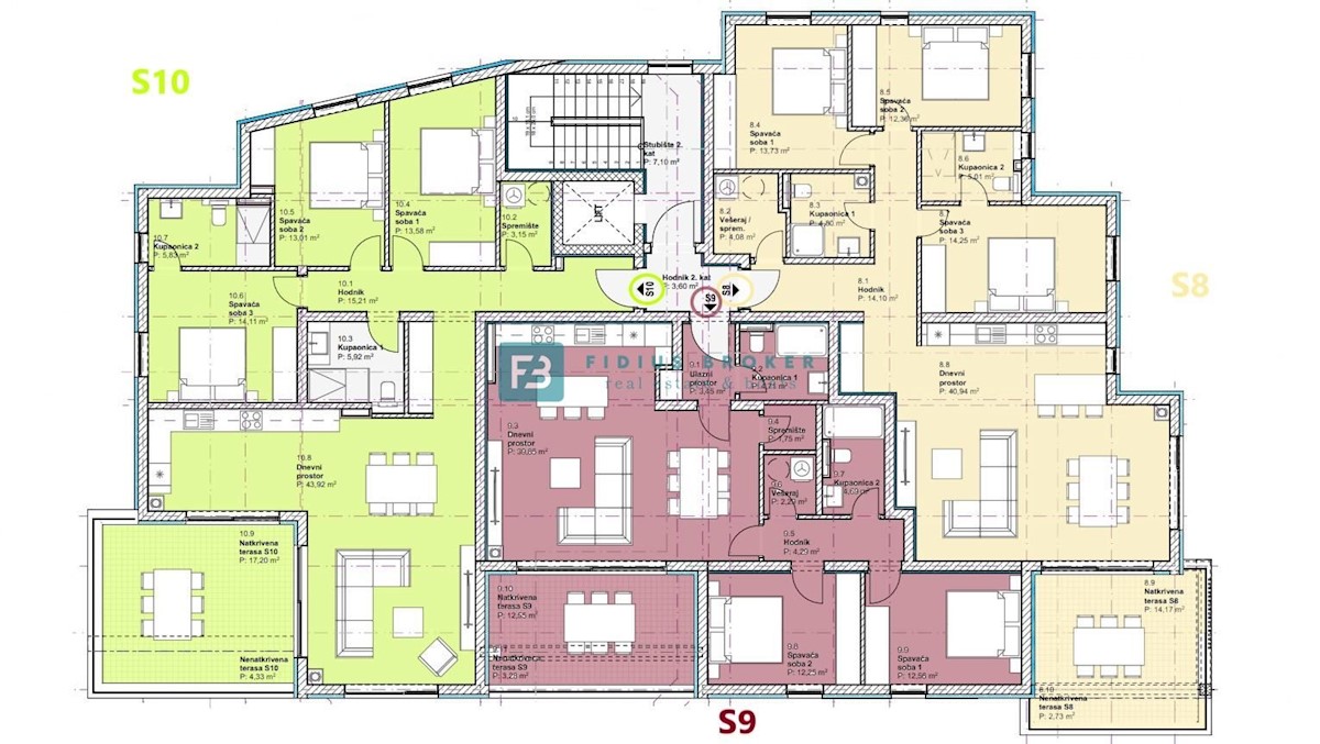 Appartement À vendre - ŠIBENSKO-KNINSKA VODICE