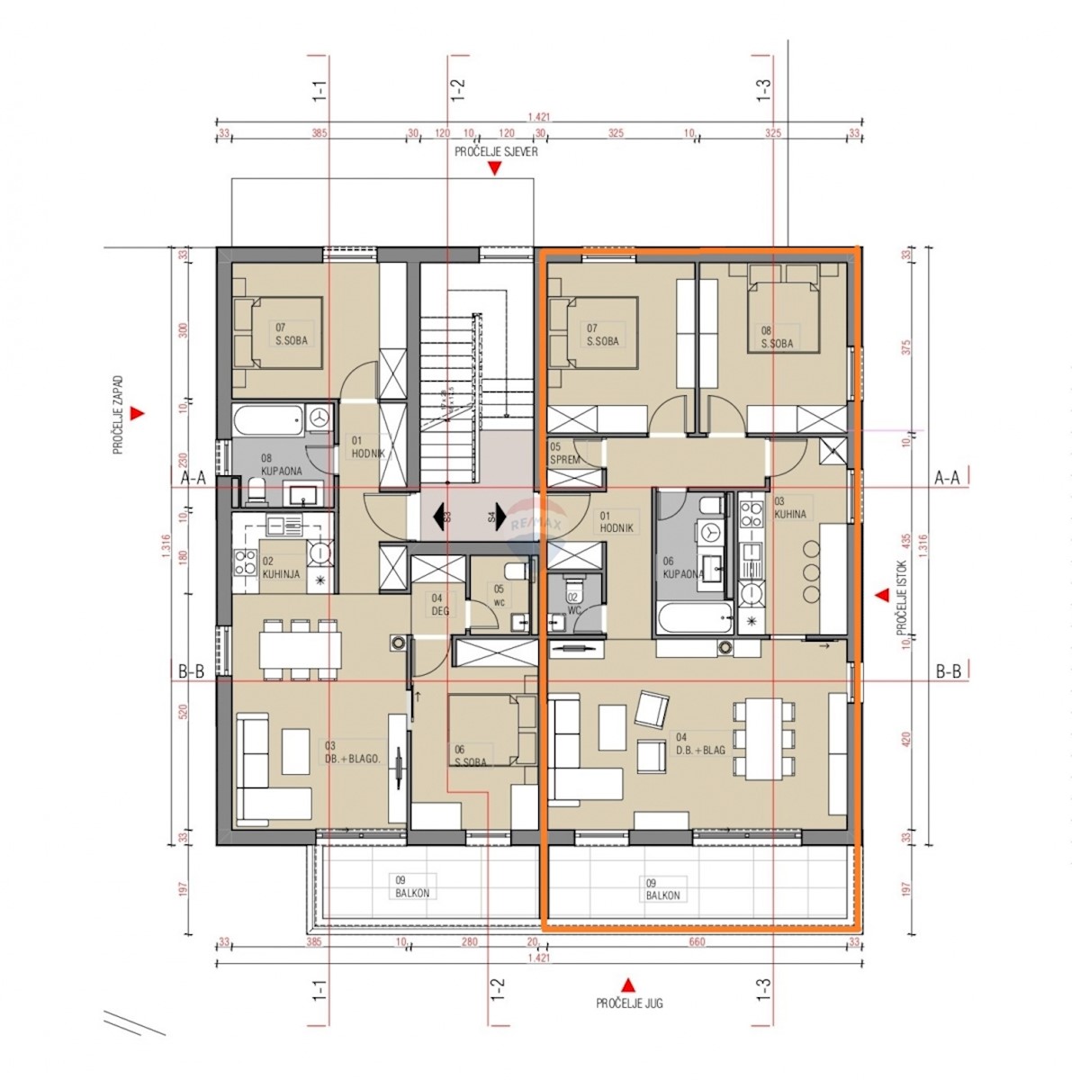 Appartement À vendre - ŠIBENSKO-KNINSKA ŠIBENIK