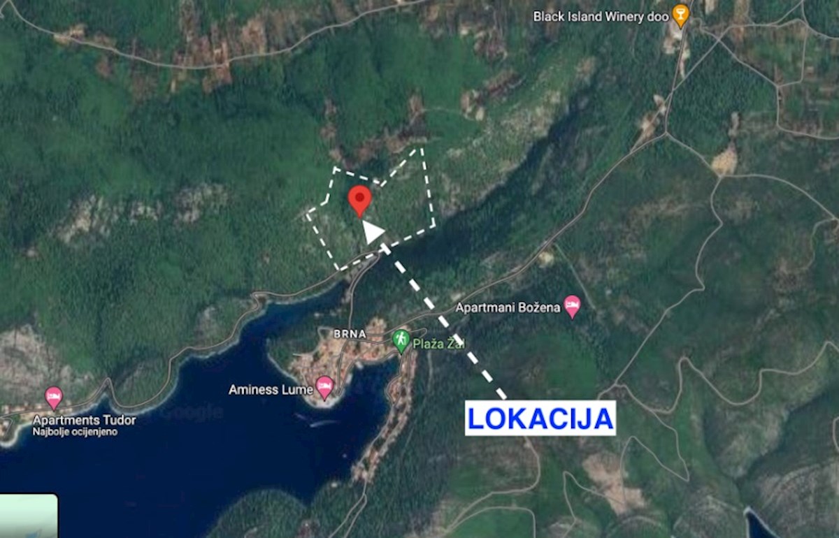 Parcela Naprodaj - DUBROVAČKO-NERETVANSKA Korčula