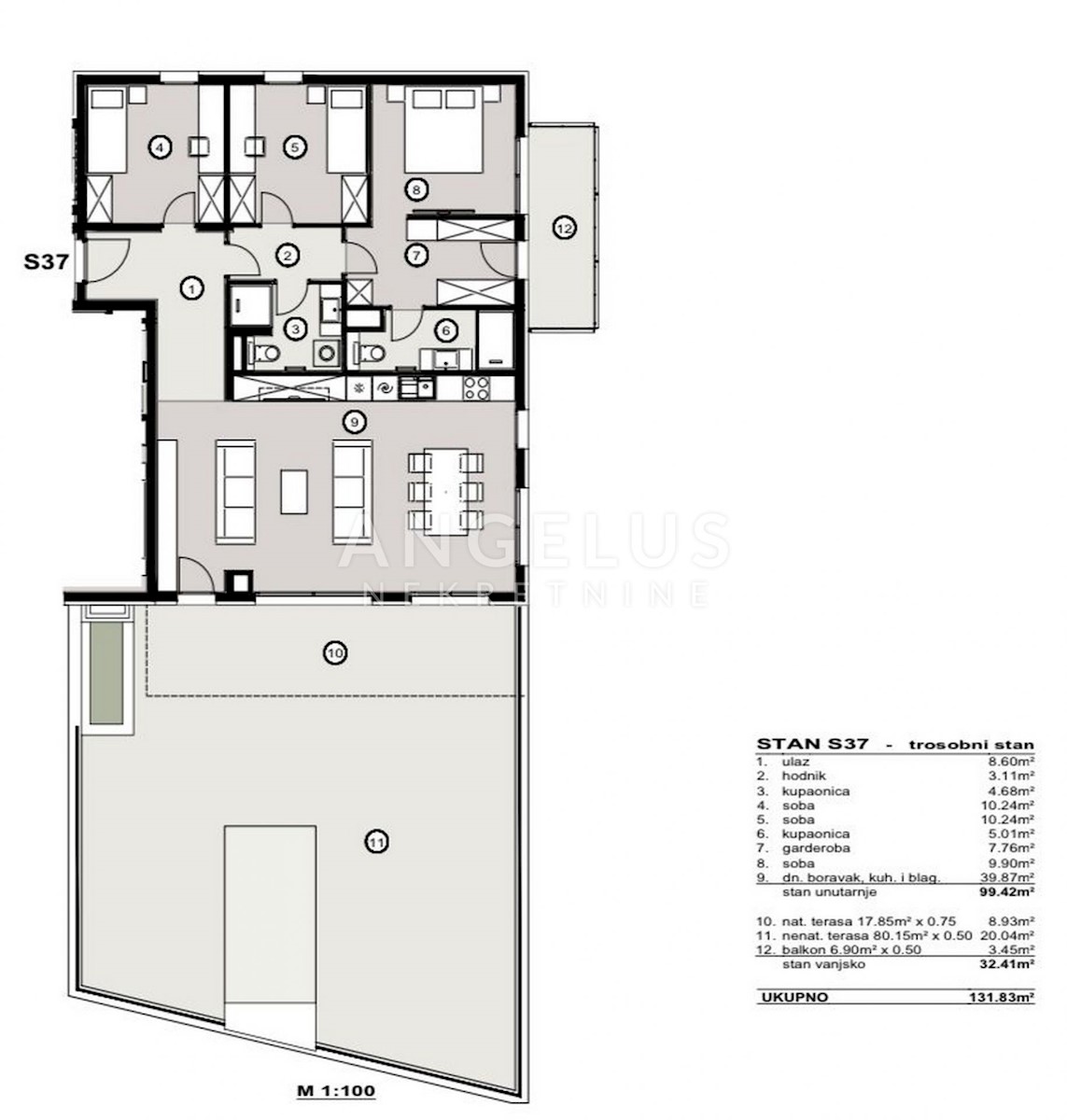 Apartmán Na predaj - SPLITSKO-DALMATINSKA SPLIT