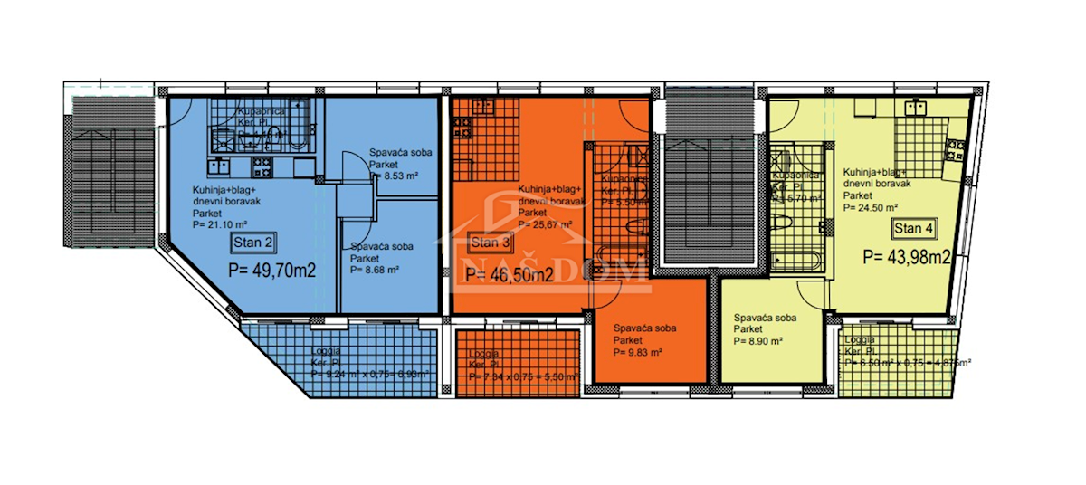 Appartement À vendre - ŠIBENSKO-KNINSKA VODICE