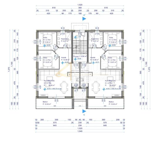 Apartmán na predaj 90 m² – Viškovo