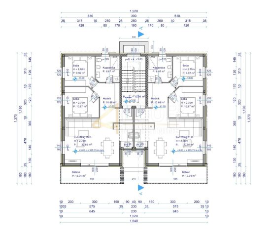 Appartement à vendre 90 m² – Viškovo
