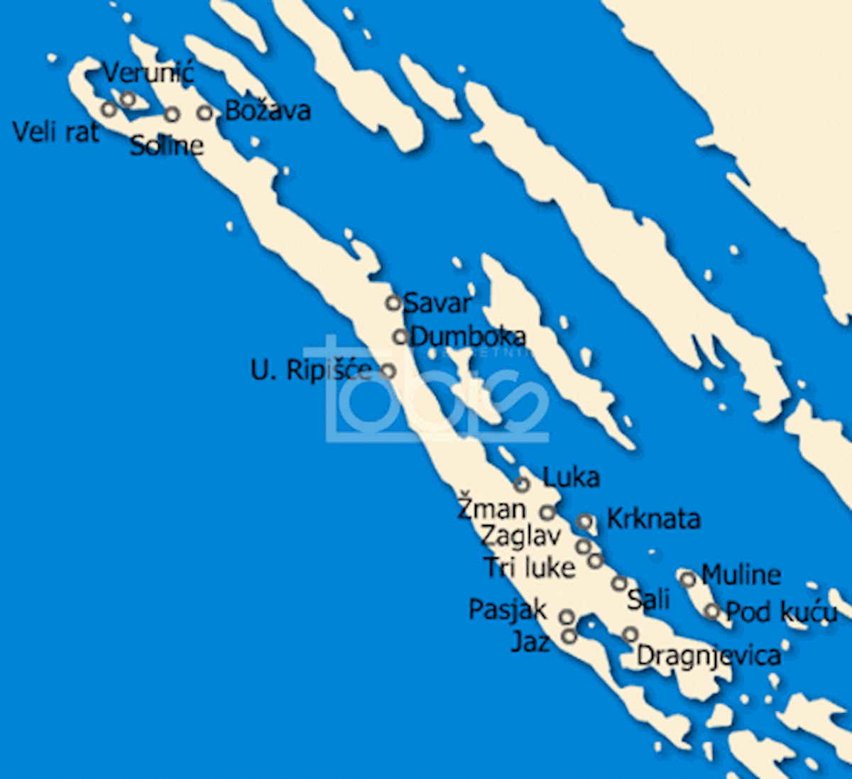 Pozemek Na prodej - ZADARSKA DUGI OTOK