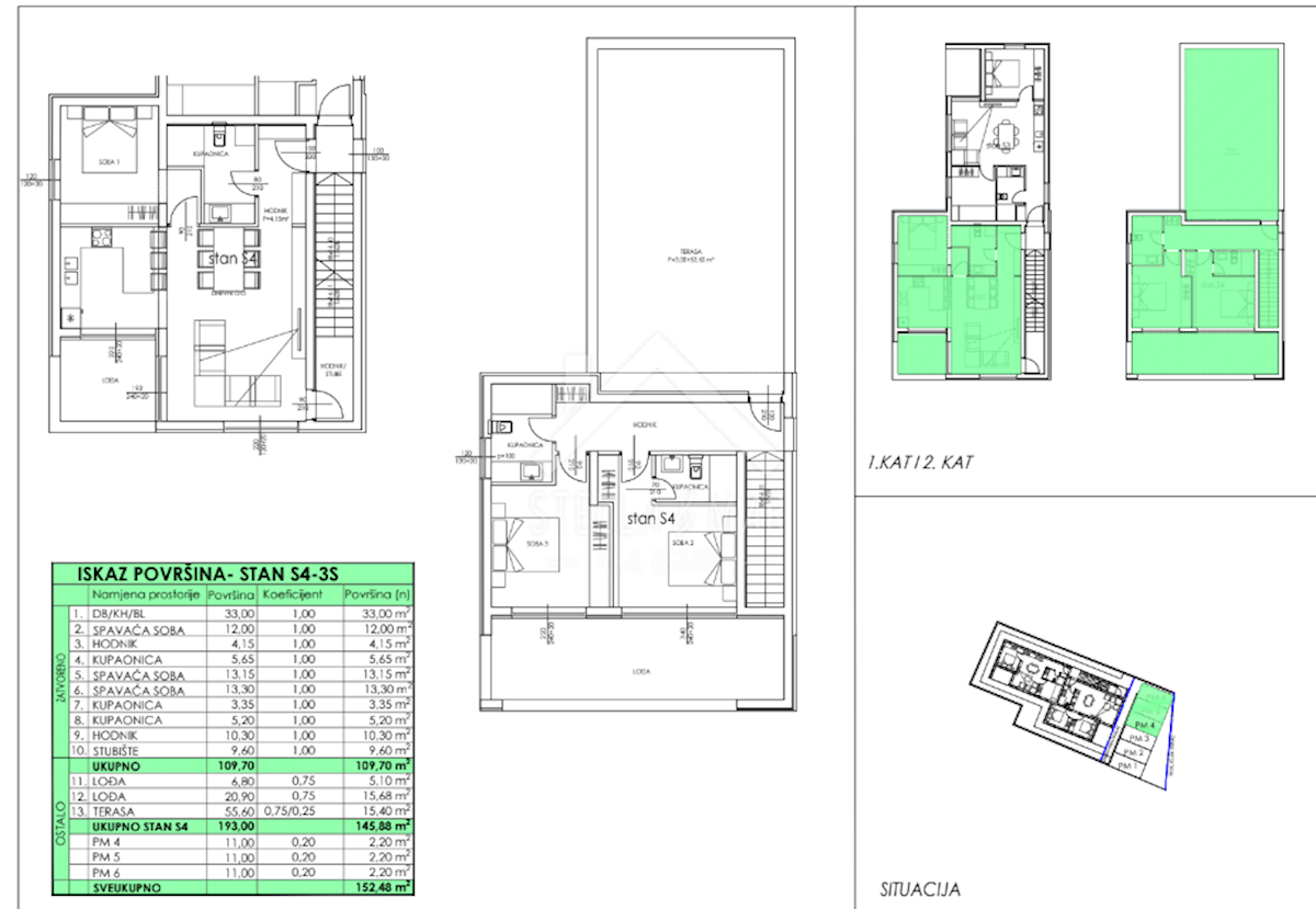 Appartement À vendre - ZADARSKA Vir