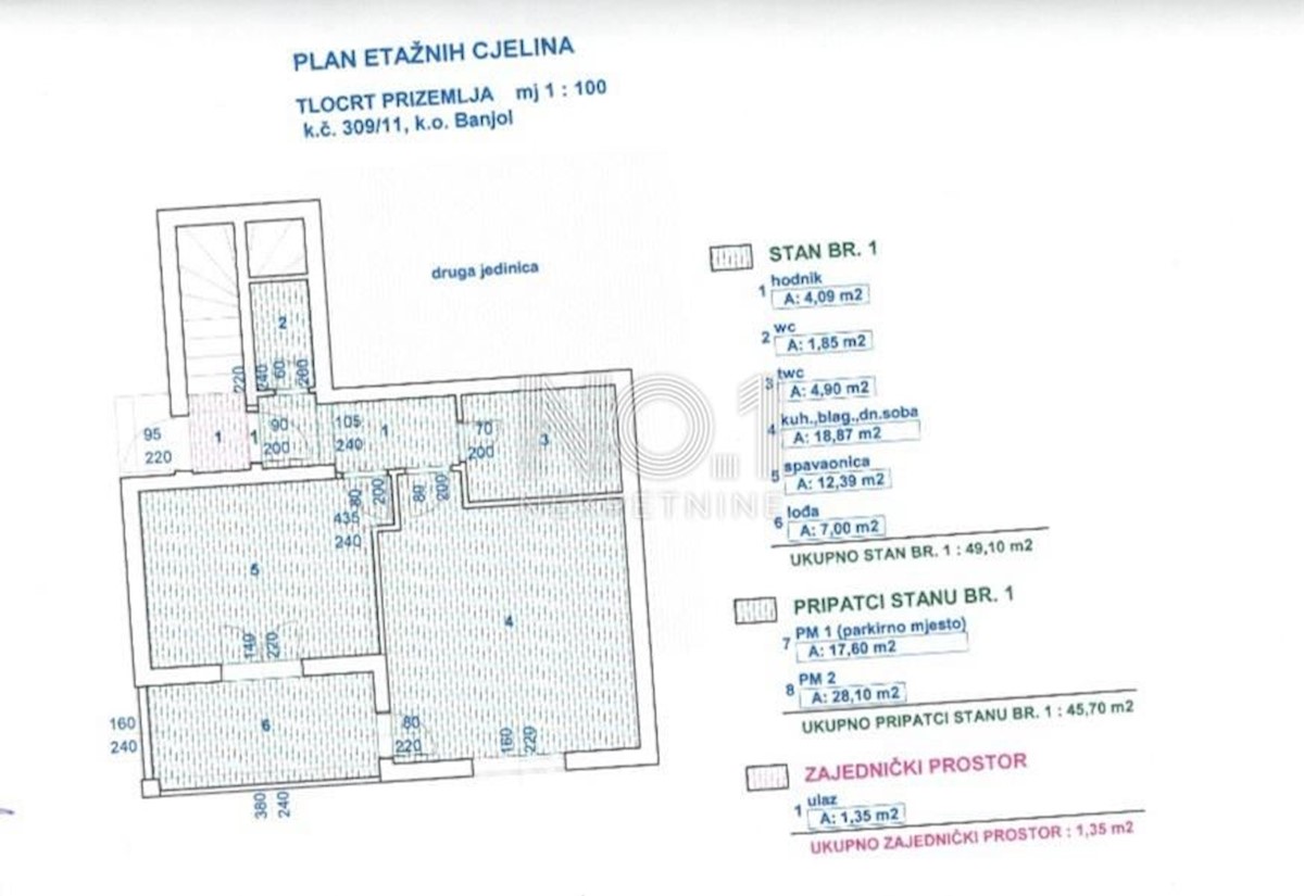 Apartmán Na prodej - PRIMORSKO-GORANSKA RAB