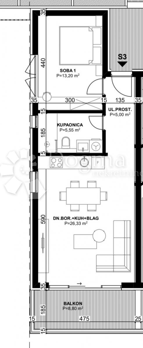 Apartmán Na predaj - DUBROVAČKO-NERETVANSKA SLIVNO