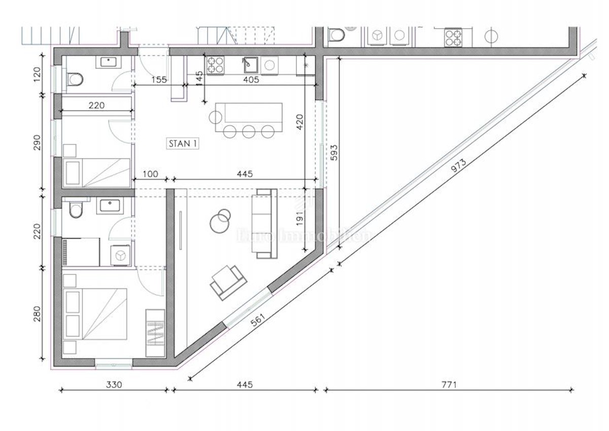 Apartmán Na prodej - ZADARSKA SUKOŠAN