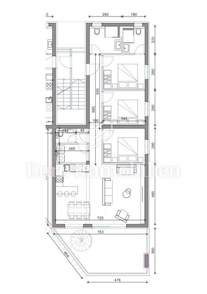 Apartmán Na prodej - ZADARSKA SUKOŠAN